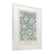 Stupell Industries Faith Quote with Floral Pattern Framed Print Under Glass, design by Wild Apple Portfolio